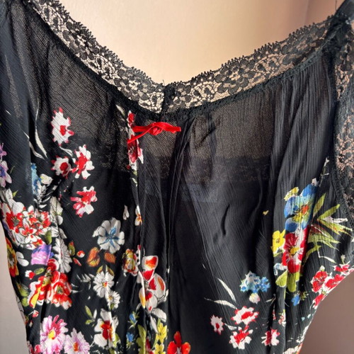Celestino dress like new, long airy with floral pattern, size S/M/L