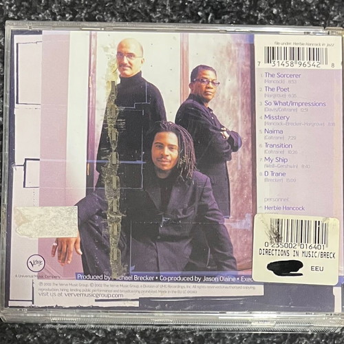 Herbie Hancock Michael Brecker Roy Hargrove CD Directions Music like new