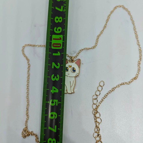 Artemis Sailor Moon vintage necklace like new with enamel