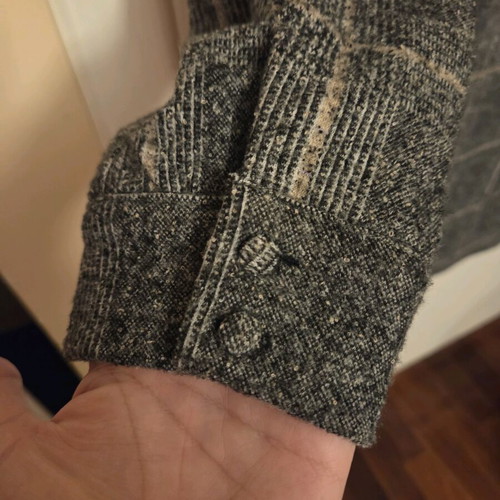 Surkana dress gray check medium new with tag