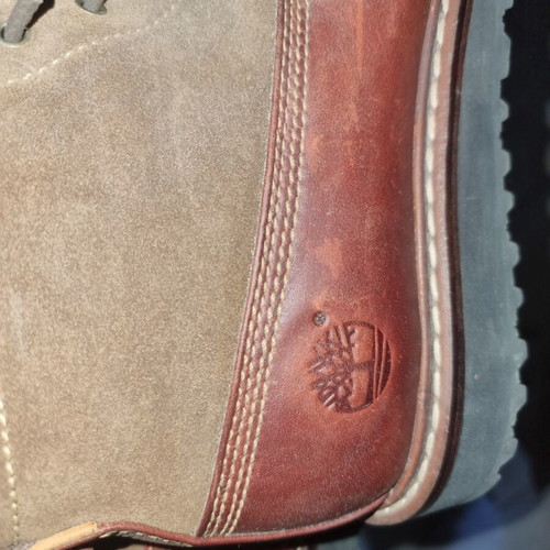 Timberland men's leather and suede boots size 45, like new