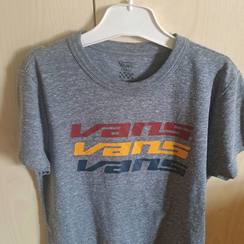Vans T-shirt gray like new, women's size S