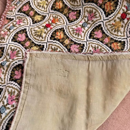 Vintage German embroidered table linens set
