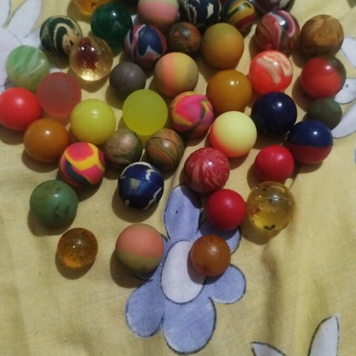 TreloMpalaikia balls used, vintage set