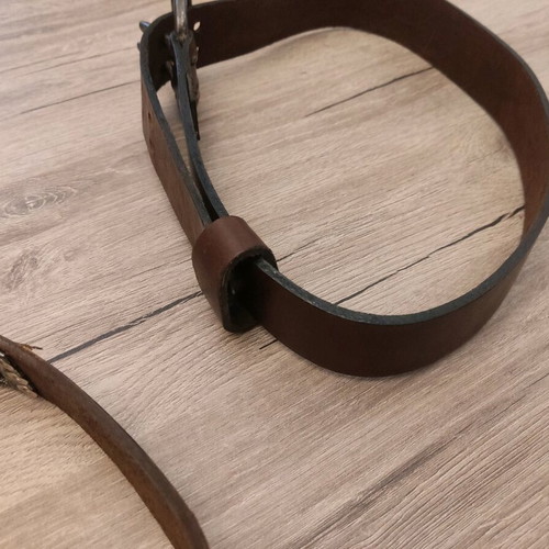 Leather belts new, pack of 3, brown, size 85