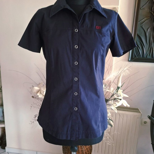 Tommy Hilfiger short sleeve shirt blue like new, size M