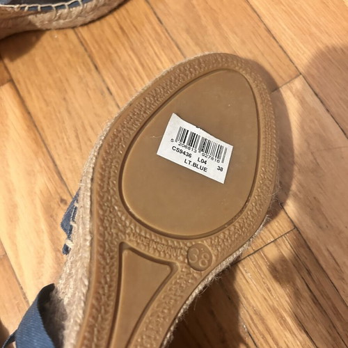 Migato blue platform shoes new with laces