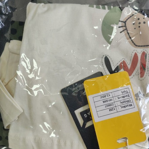 Baby boy clothing set new for 12 months, pants, shirt, bandana