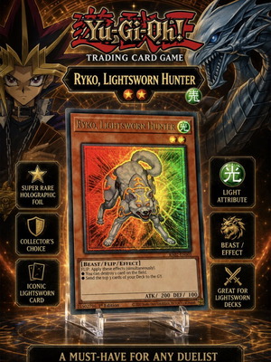 Yu-Gi-Oh! Ryko Lightsworn Hunter card