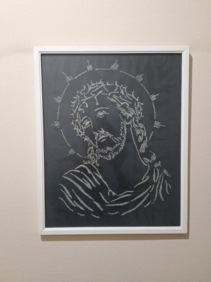 Κεντητός πίνακας 42×52cm σαν καινούργιο