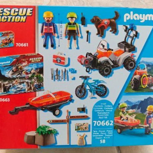 Playmobil 70662 Mountain Biker Rescue new, sealed packaging