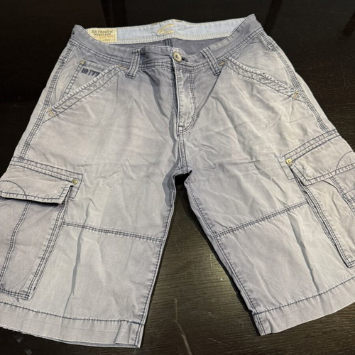 Camel Active Bermuda shorts used, size 48, gray and blue