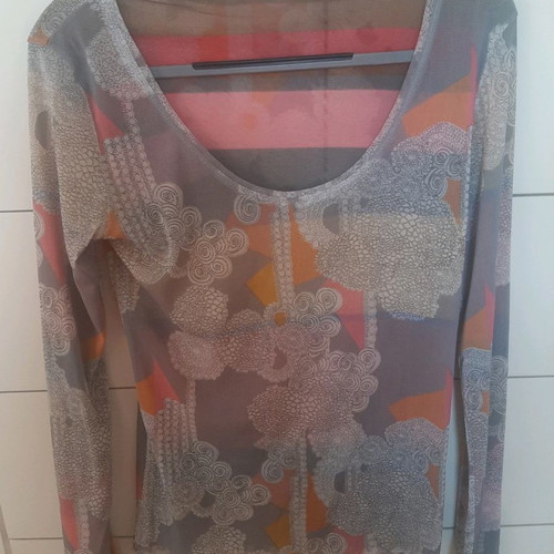 St-Martins reversible blouse new, multicolor, size XL