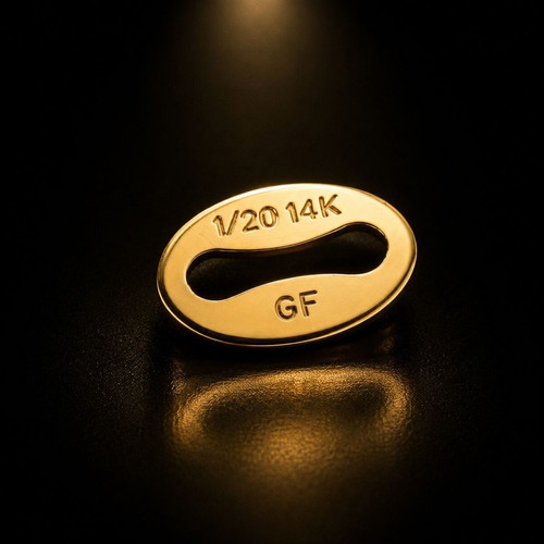 Chain Plate 14K GF 1/20 Gold Filled New
