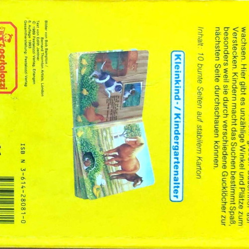 Verspielte Hundekinder illustrated German children's book