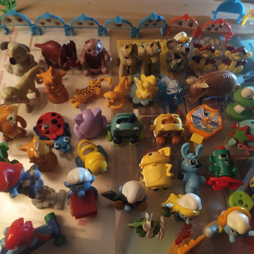Kinder toys used figures and miniatures