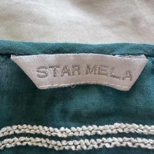 Star Mela Boho Emerald Blouse One Size like new