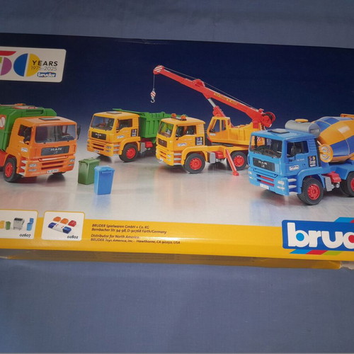 Bruder MAN TGA Garbage Truck anniversary edition new