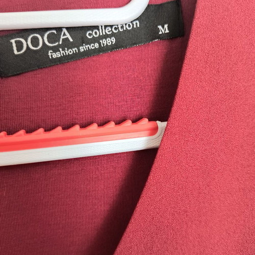 Doca bodycon dress red wine like new, size M