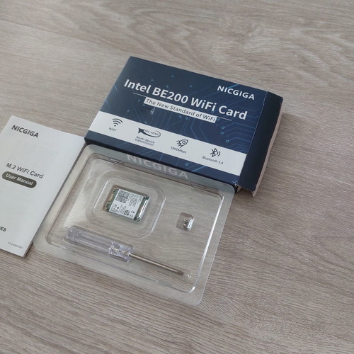 Intel BE200 NGW Wi-Fi 7 Card with Bluetooth 5.4 new