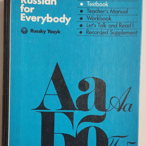 Russian for Everybody language learning textbook used