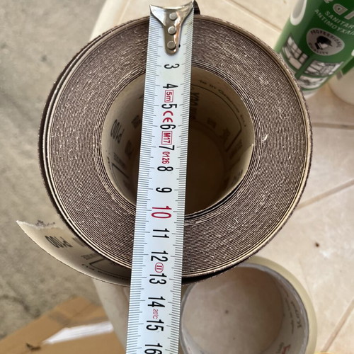 P100 Sandpaper like new, several meters roll