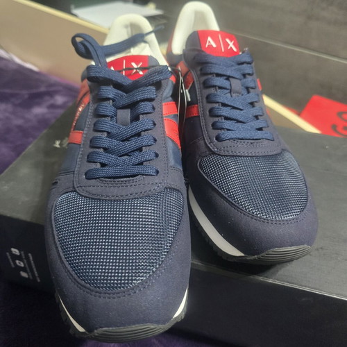 Armani Exchange sneakers size 43, blue
