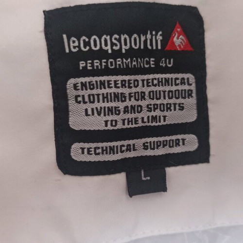 Le Coq Sportif Long Jacket white like new, women's