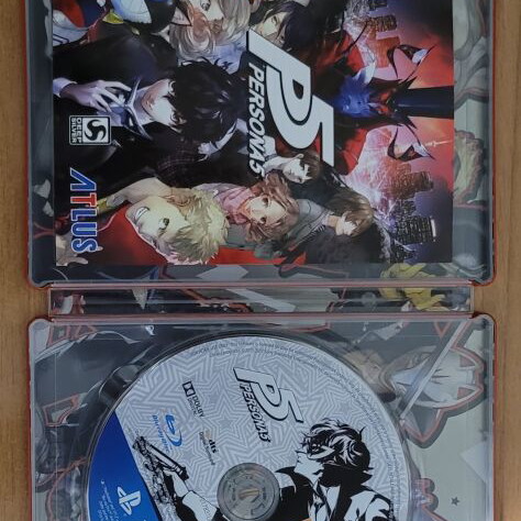 Persona 5 Steelbook PS4 game, European version
