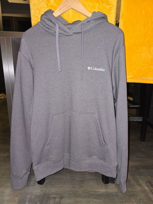 Columbia fleece hoodie size M like new, gray