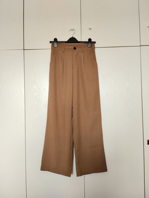 High-waisted brown pants small like new, formal