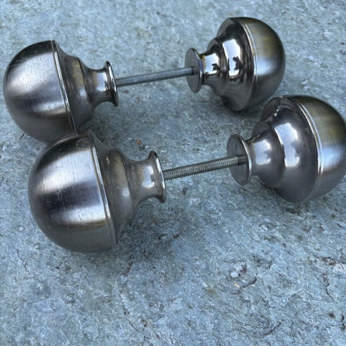 Door knobs used, set of 2, external sphere