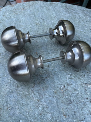 Door knobs used, set of 2, external sphere