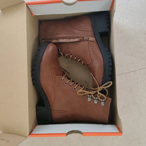 Women's brown ankle boots size 36 new