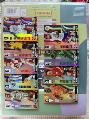World Cup Fan Favourite αυτοκόλλητα καινούργια, τιμή πακέτου