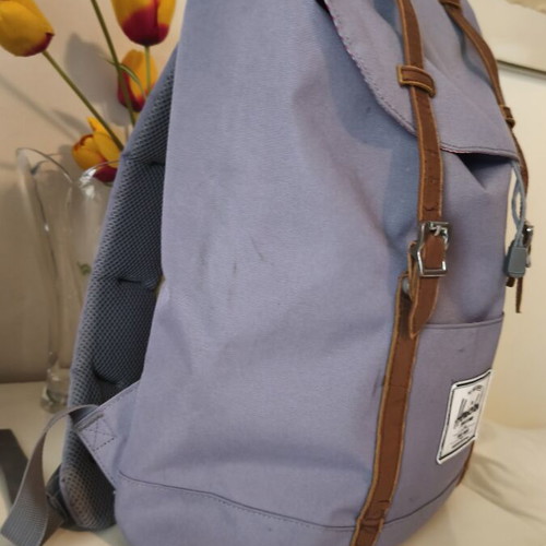 Herschel Supply Co backpack used, large gray with laptop compartment