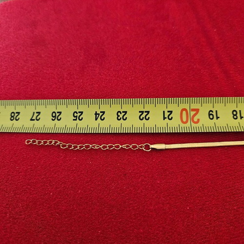 Anklet snake chain gold like new