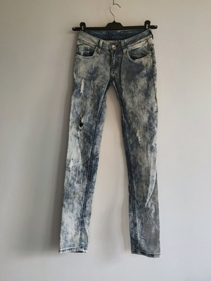 Jean denim pants XS Stradivarius like new, blue