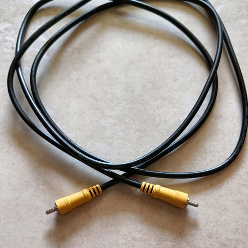 Coaxial cable 75ohm like new, 1.8 meters, suitable for subwoofer