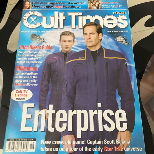 Cult Times 76 Magazine used with Star Trek Enterprise, Buffy, Angel, Millennium