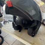 MT Helmets κράνος προστασίας σαν καινούργιο με μηχανισμό για γυαλί ηλίου