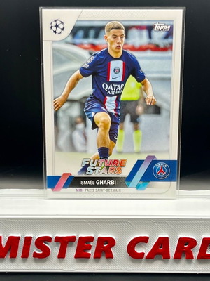 2022-23 Topps UCC Future Stars Gharbi card used, PSG