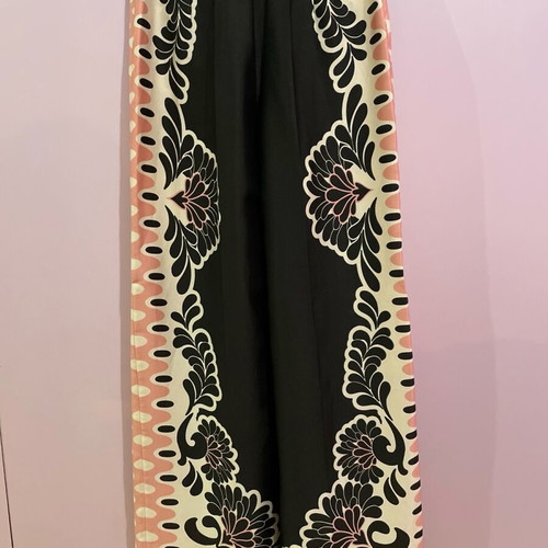 Zara high-waisted pants new, black and pink