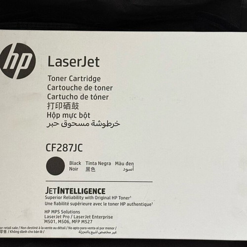 HP CF287JC Black Original LaserJet Toner Cartridge new