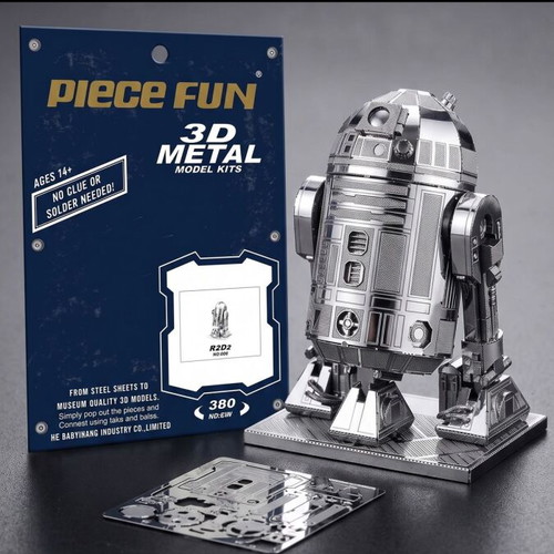 Star Wars R2D2 3D metal puzzle Piece Fun