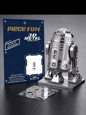 Star Wars R2D2 3D metal puzzle Piece Fun