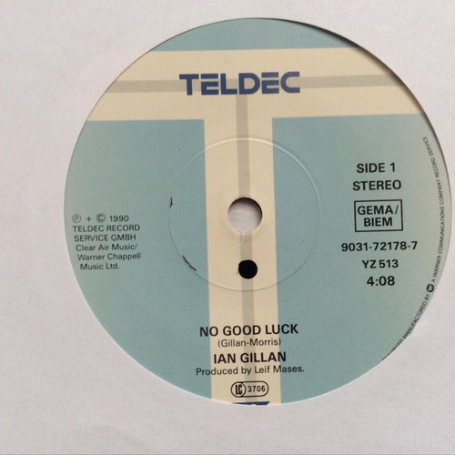 Ian Gillan No Good Luck / Love Gun vinyl record used, rock