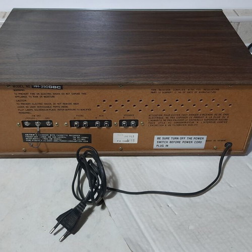 Vintage GBC Stereo Center used, AM/FM radio, cassette player, amplifier