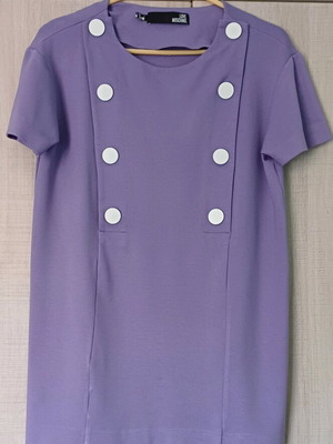 Moschino short-sleeve blouse used in purple lilac color size S