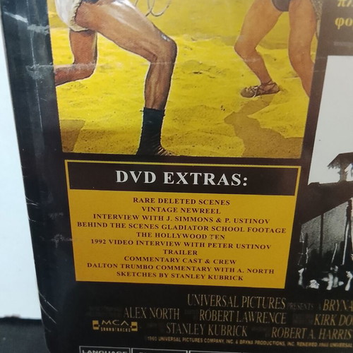 Spartacus DVD 2 Disc Special Edition new, with Greek subtitles